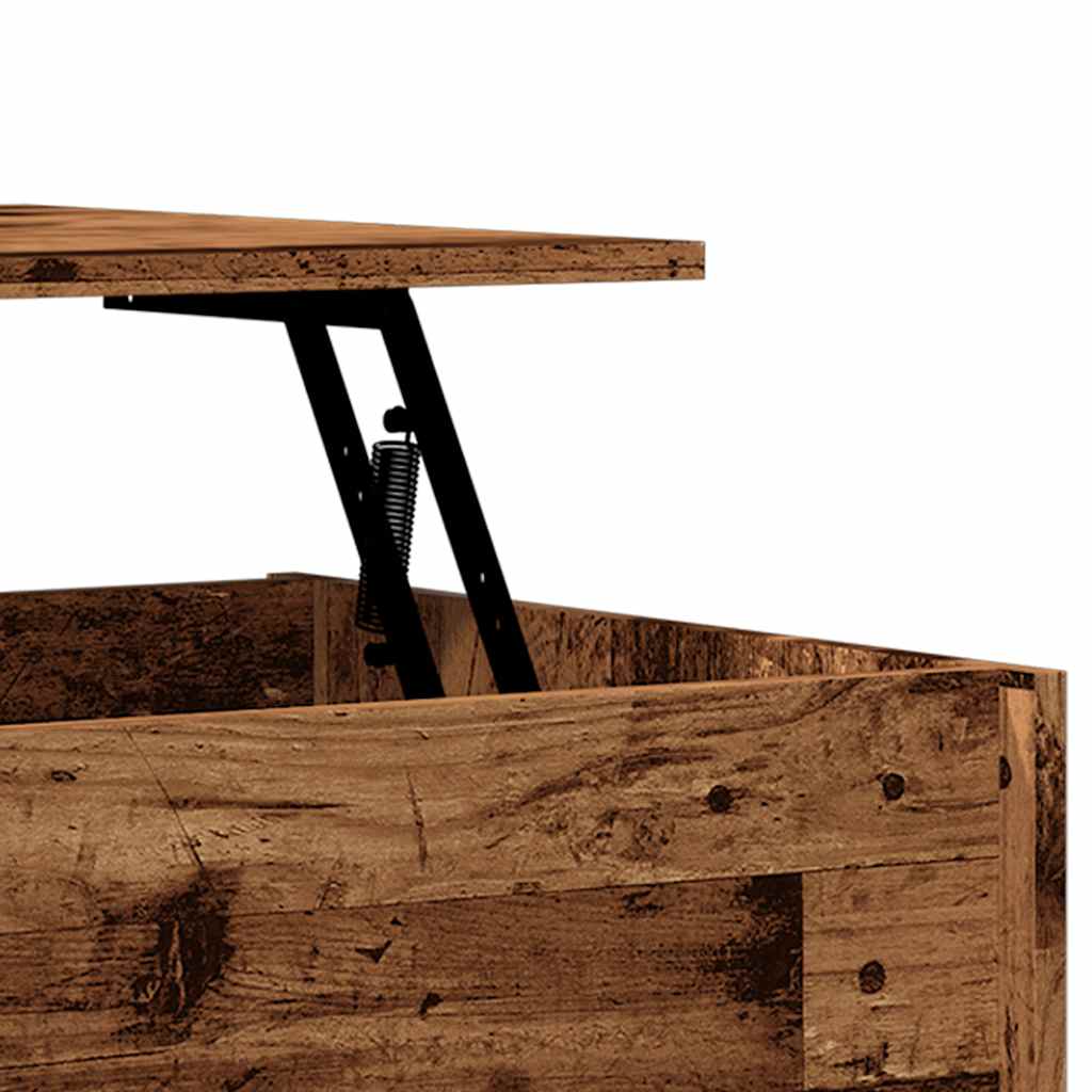 vidaXL Coffee Table Old Wood 80x50,5x41,5 cm Engineered Wood