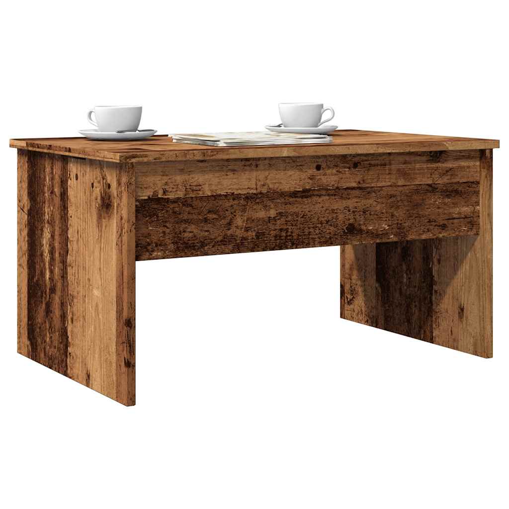 vidaXL Coffee Table Old Wood 80x50,5x41,5 cm Engineered Wood