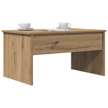 vidaXL Coffee Table Artisan Oak 80x50,5x41,5 cm Engineered Wood