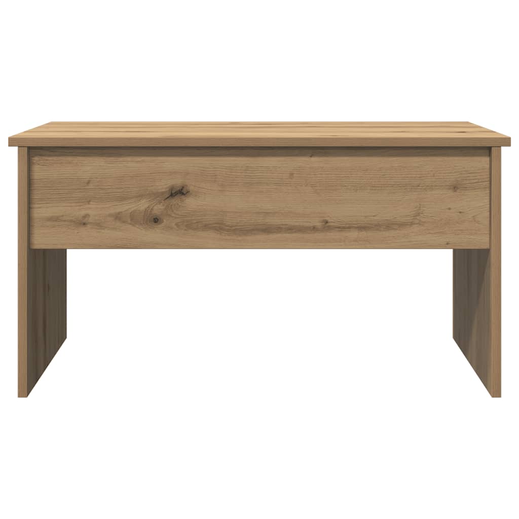 vidaXL Coffee Table Artisan Oak 80x50,5x41,5 cm Engineered Wood