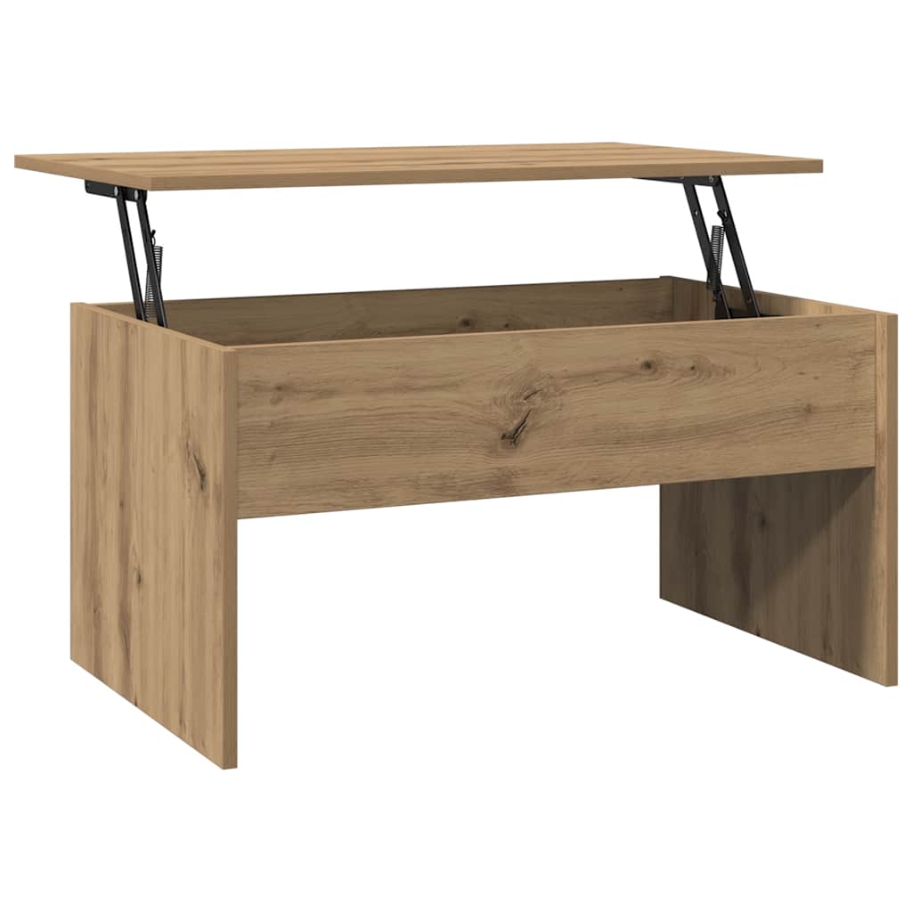 vidaXL Coffee Table Artisan Oak 80x50,5x41,5 cm Engineered Wood