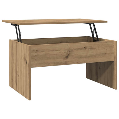 vidaXL Coffee Table Artisan Oak 80x50,5x41,5 cm Engineered Wood