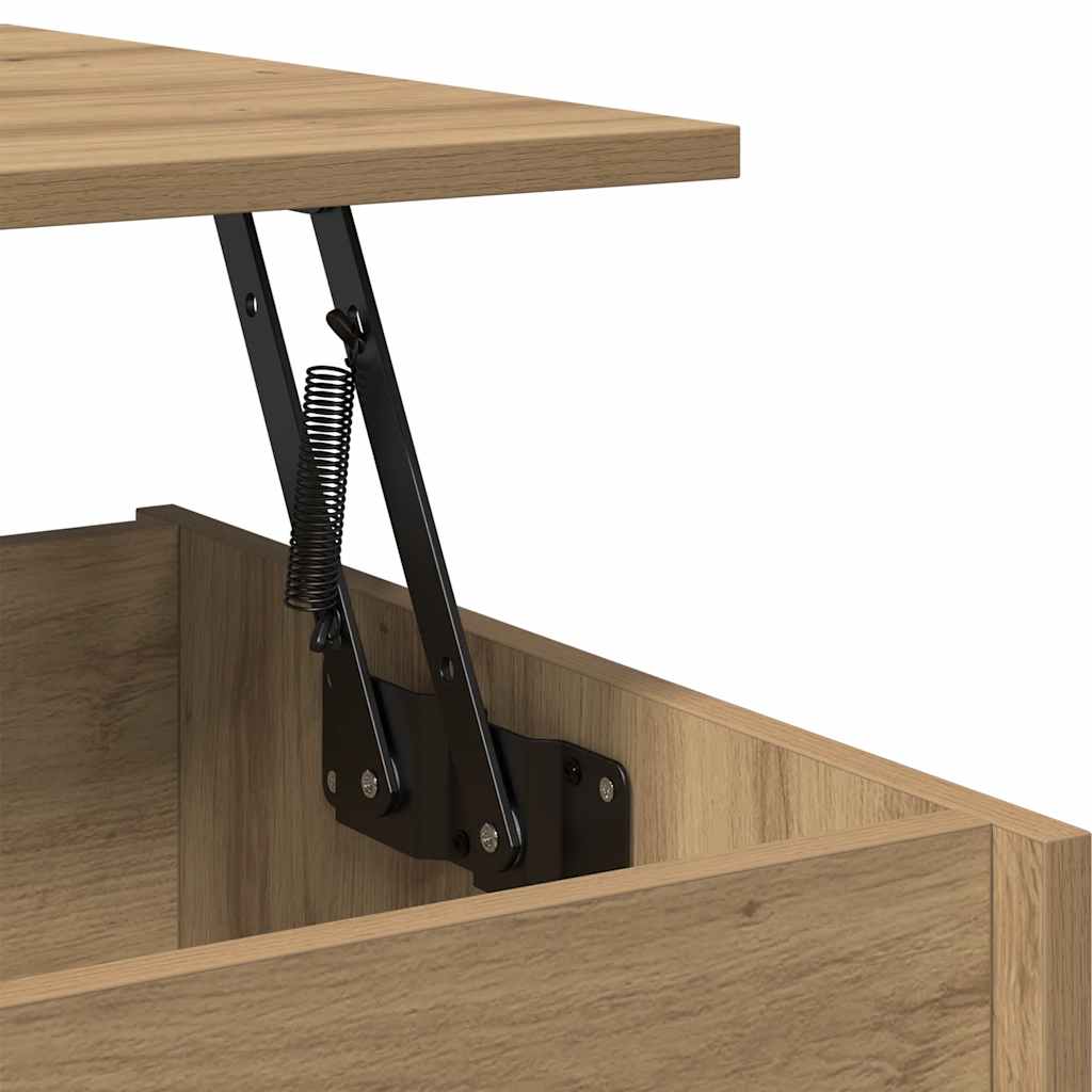 vidaXL Coffee Table Artisan Oak 80x50,5x41,5 cm Engineered Wood