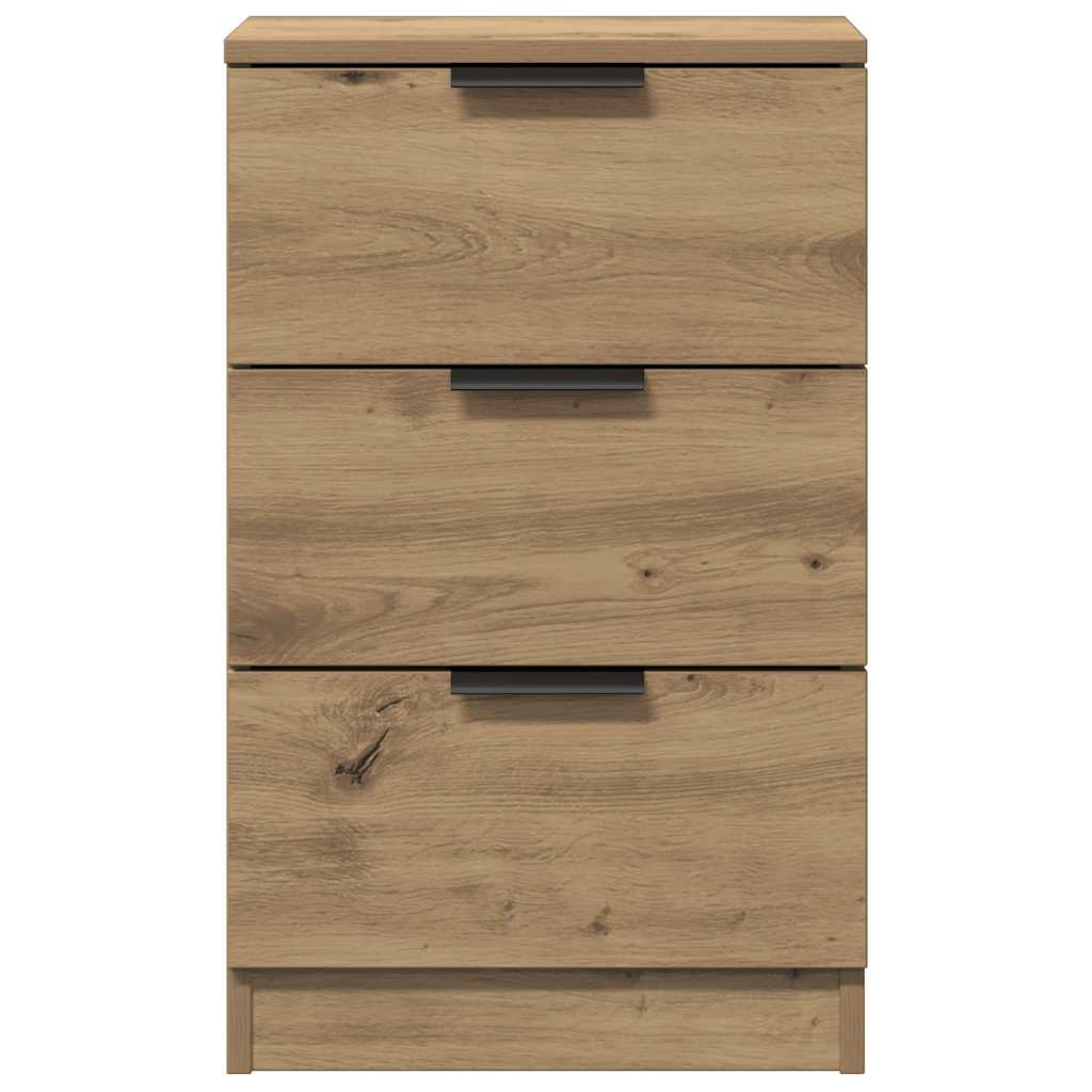 vidaXL Bedside Cabinet Artisan Oak 40x36x65 cm Engineered Wood