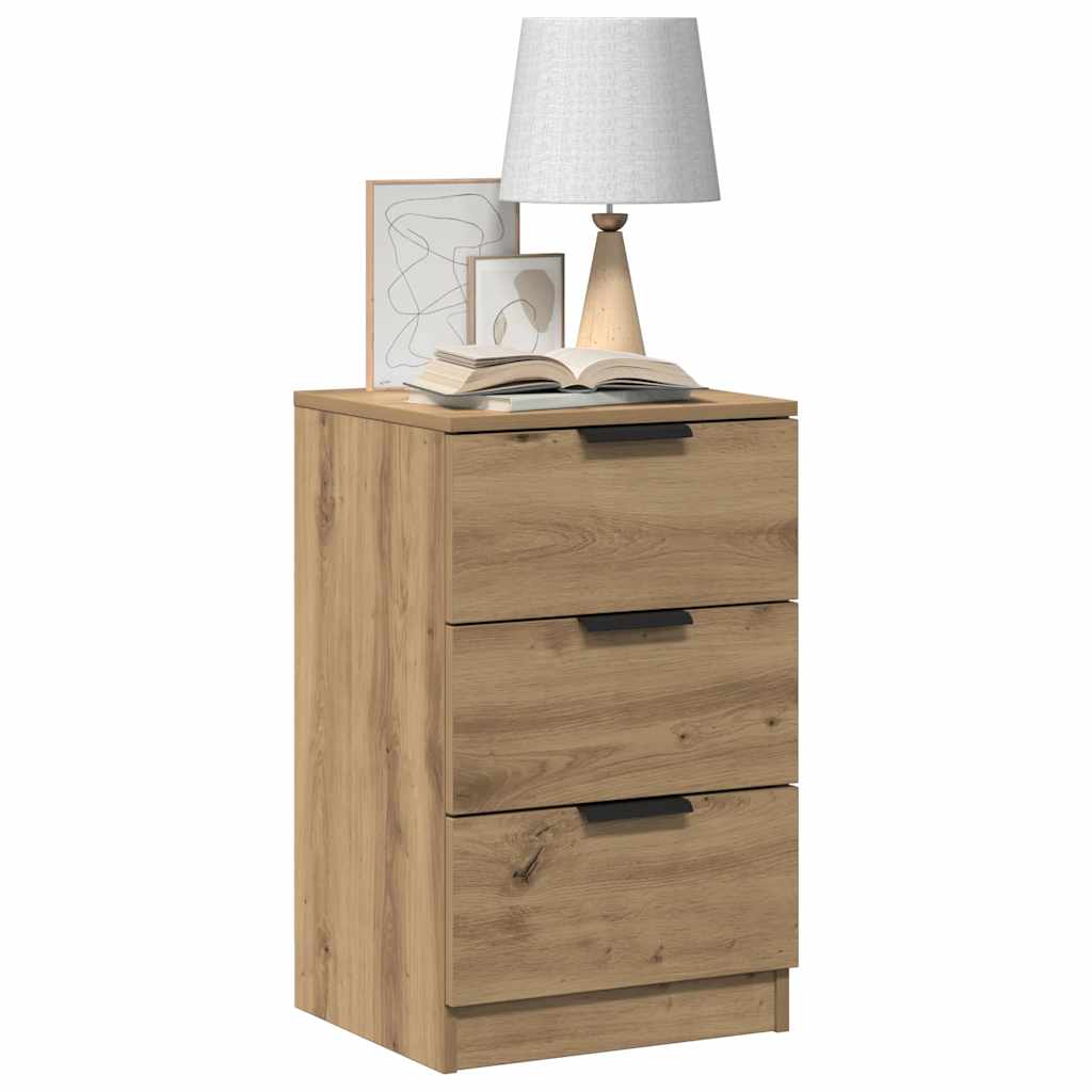 vidaXL Bedside Cabinets 2 pcs Artisan Oak 40x36x65 cm Engineered Wood
