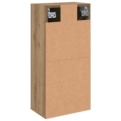 vidaXL Wall-mounted Bathroom Cabinet Artisan Oak 32x20x67 cm
