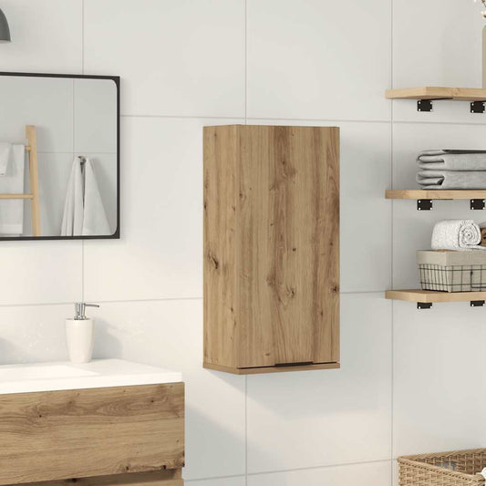 vidaXL Wall-mounted Bathroom Cabinet Artisan Oak 32x20x67 cm