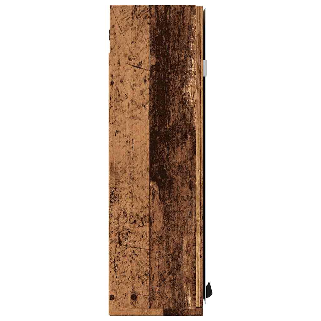 vidaXL Bathroom Mirror Cabinet Old Wood 64x20x66,5 cm Engineered Wood