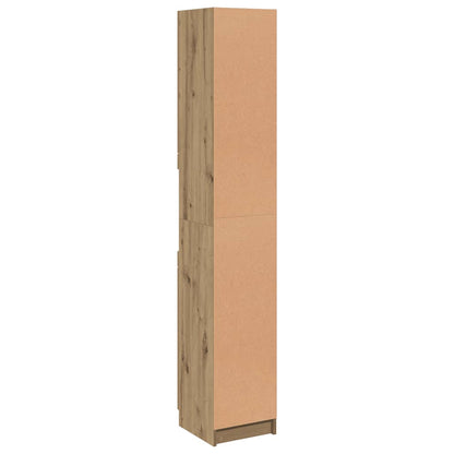 vidaXL Bathroom Cabinet Artisan Oak 32x34x188.5 cm Engineered Wood