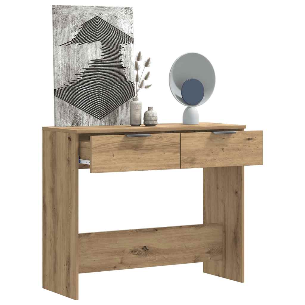 vidaXL Console Table Artisan Oak 90x36x75 cm Engineered Wood