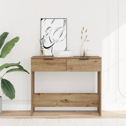 vidaXL Console Table Artisan Oak 90x36x75 cm Engineered Wood