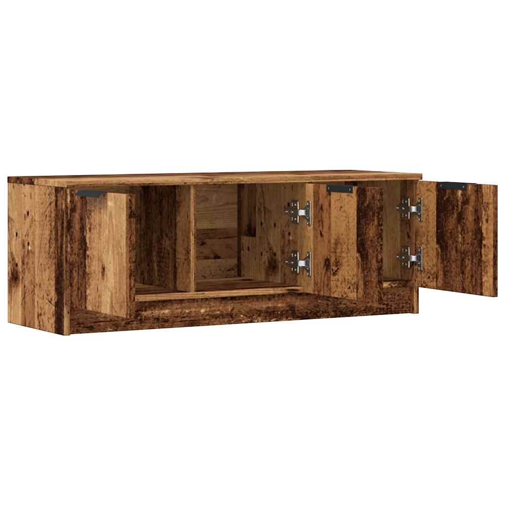 vidaXL TV Cabinet Old Wood 102x35x36.5 cm Engineered Wood