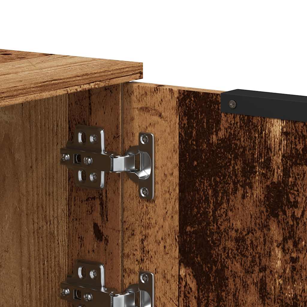 vidaXL TV Cabinet Old Wood 102x35x36.5 cm Engineered Wood