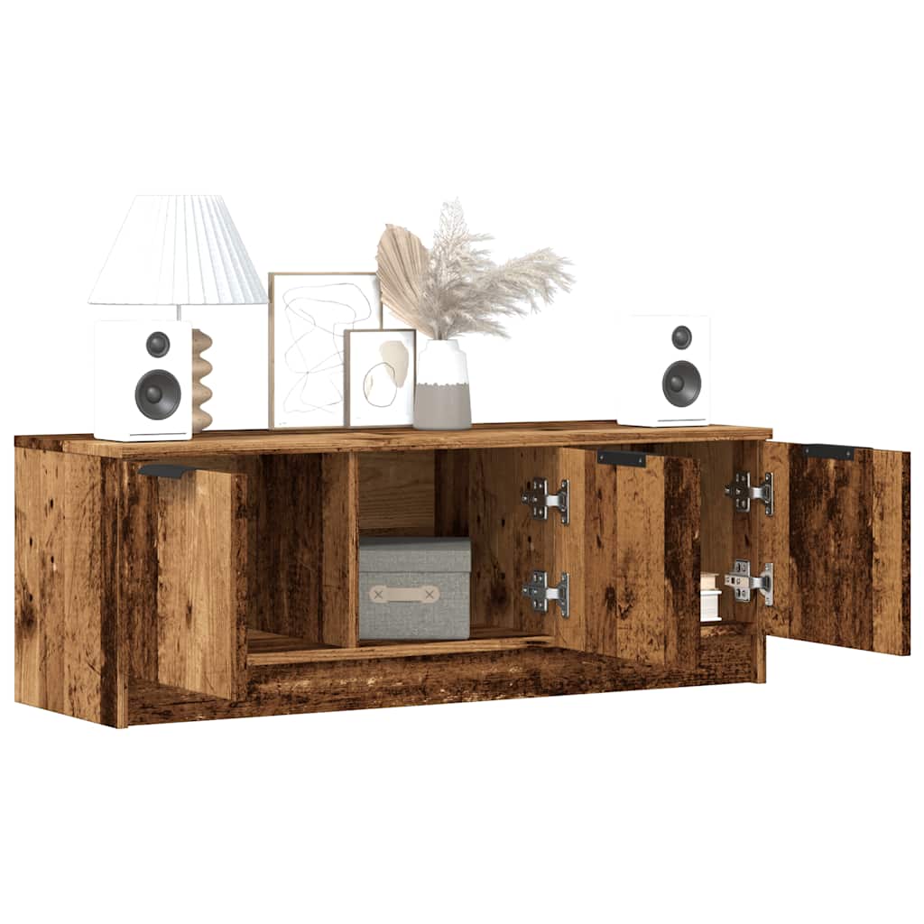 vidaXL TV Cabinet Old Wood 102x35x36.5 cm Engineered Wood