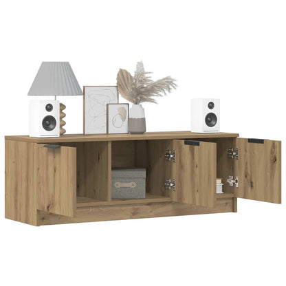 vidaXL TV Cabinet Artisan Oak 102x35x36.5 cm Engineered Wood