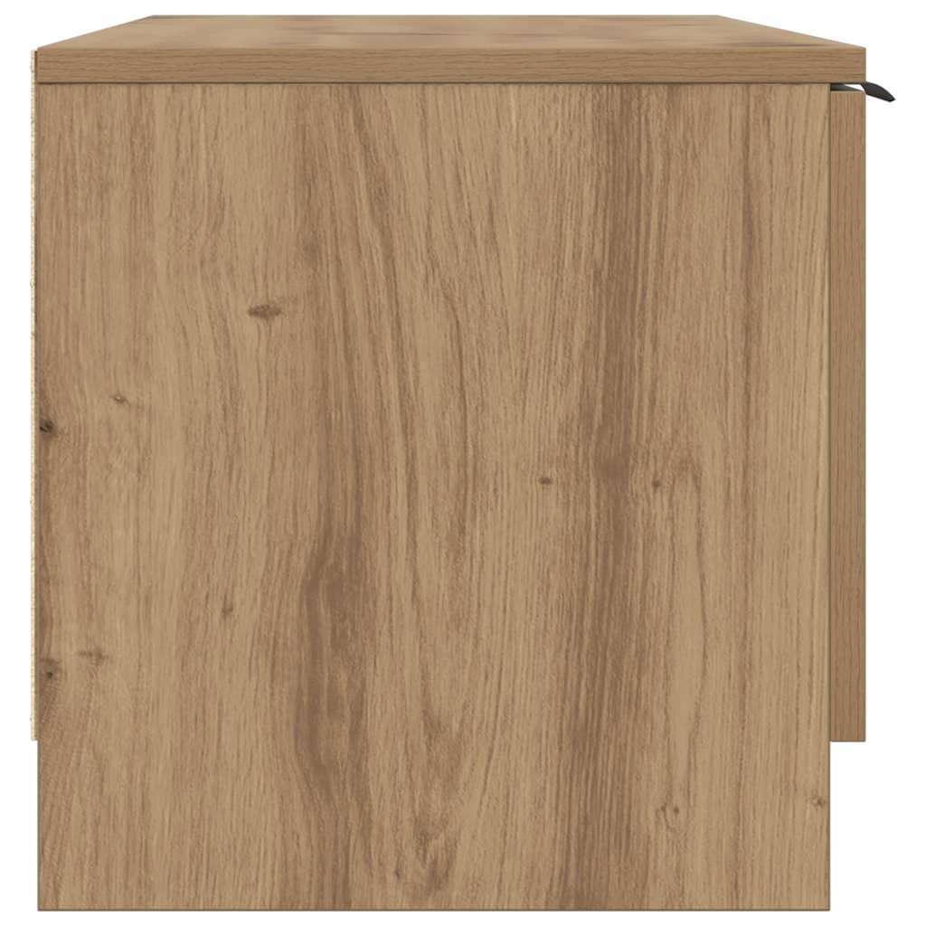 vidaXL TV Cabinet Artisan Oak 102x35x36.5 cm Engineered Wood