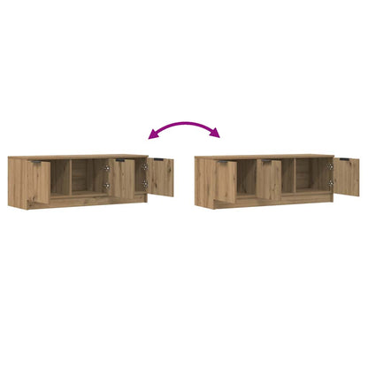 vidaXL TV Cabinet Artisan Oak 102x35x36.5 cm Engineered Wood