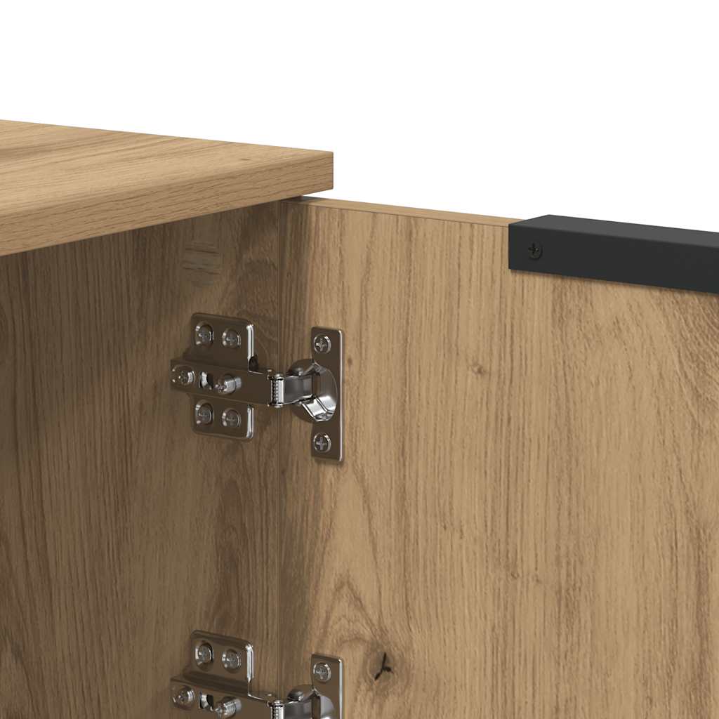 vidaXL TV Cabinet Artisan Oak 102x35x36.5 cm Engineered Wood