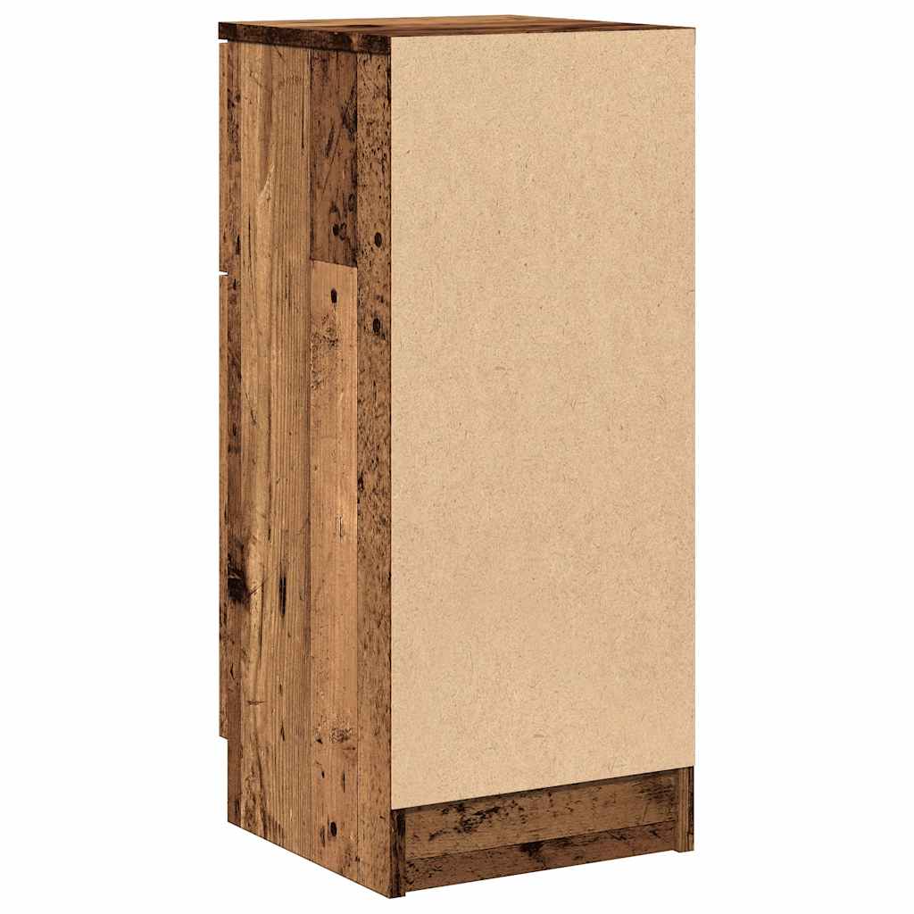 vidaXL Sideboards 2 pcs Old Wood 30x30x70 cm Engineered Wood