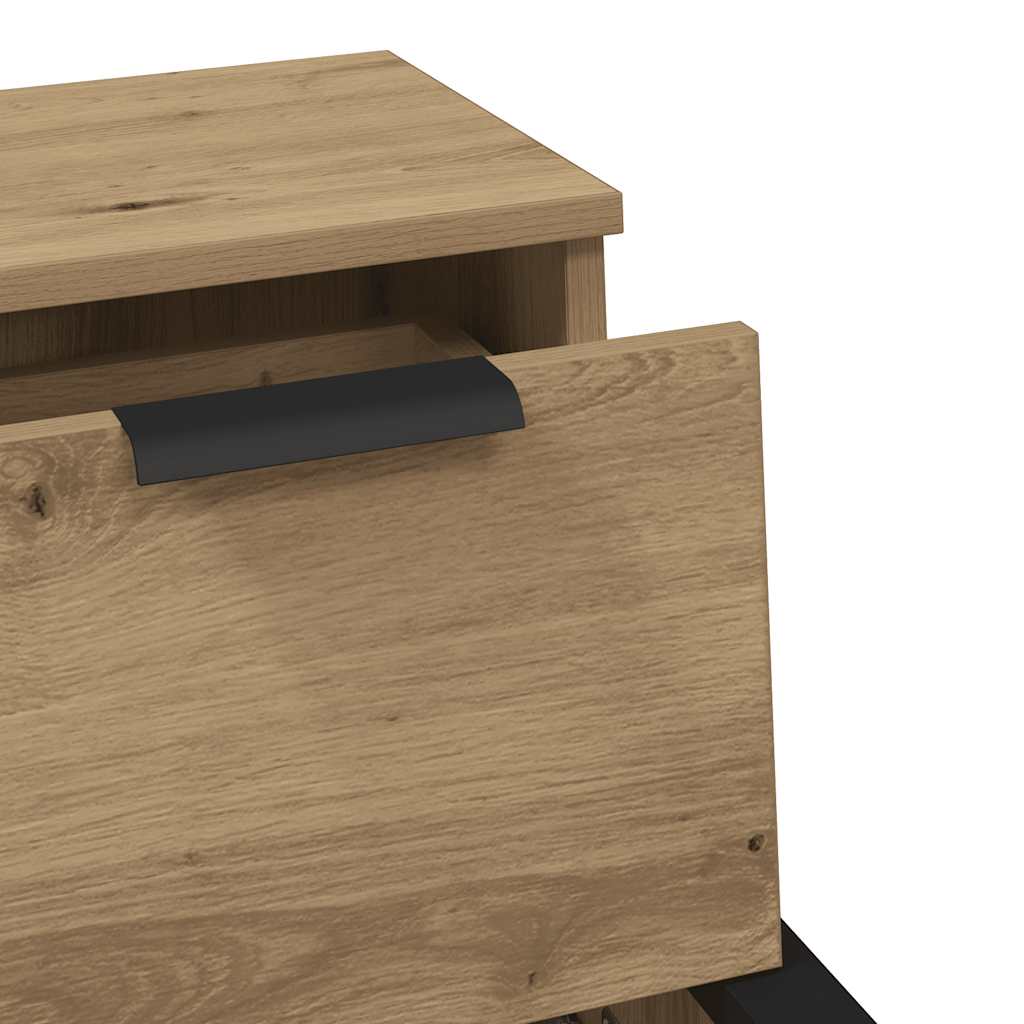 vidaXL Sideboard Artisan Oak 30x30x70 cm Engineered Wood