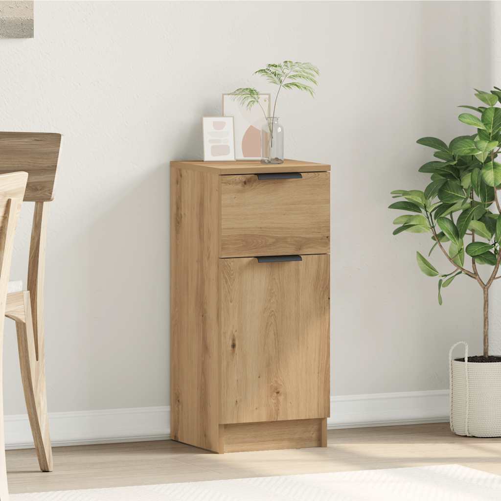 vidaXL Sideboard Artisan Oak 30x30x70 cm Engineered Wood