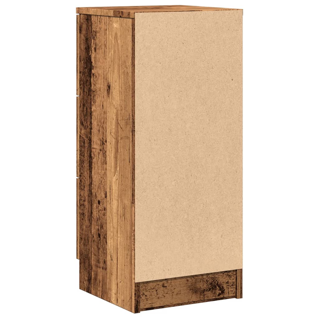 vidaXL Sideboard Old Wood 30x30x70 cm Engineered Wood