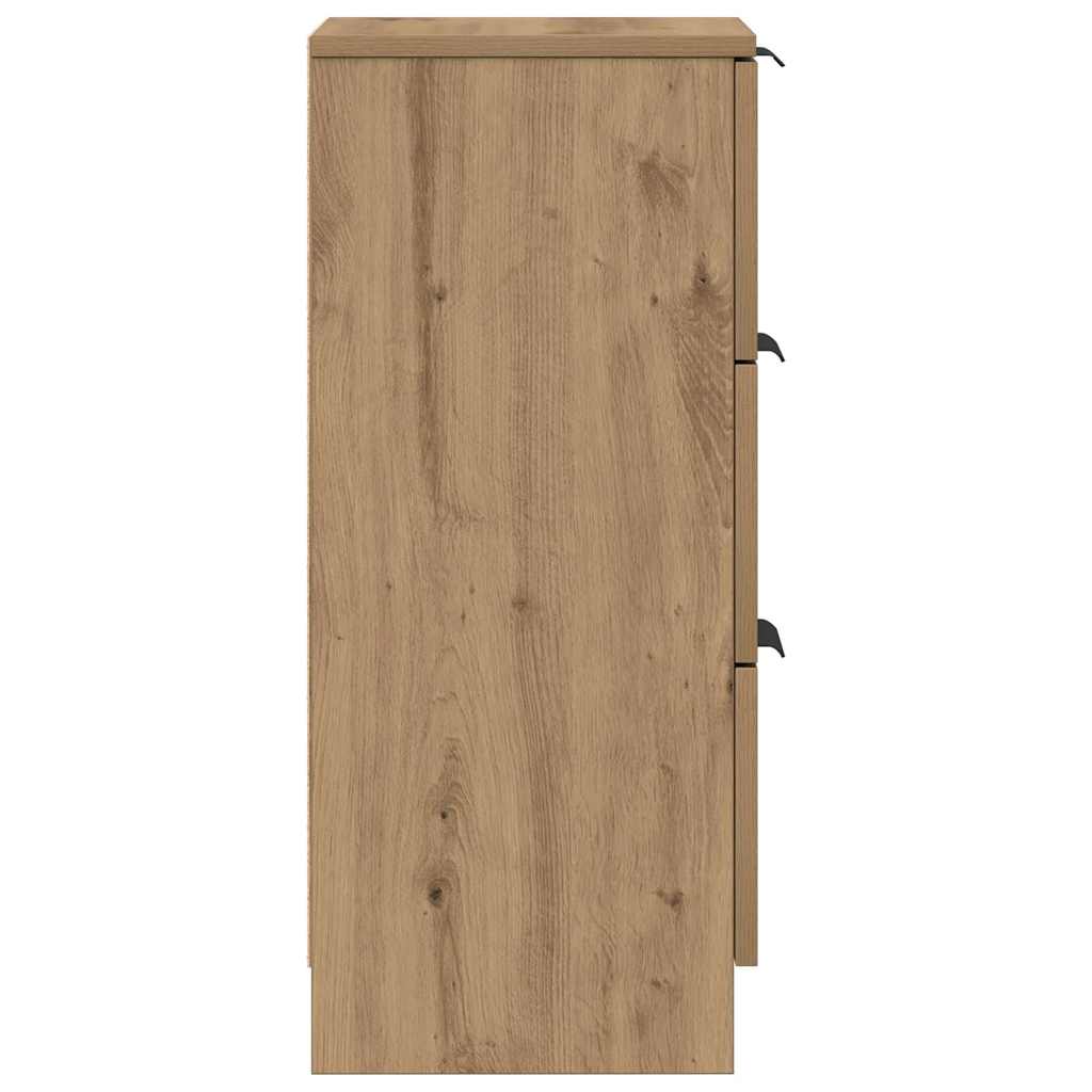 vidaXL Sideboard Artisan Oak 30x30x70 cm Engineered Wood