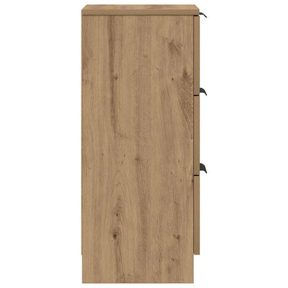 vidaXL Sideboard Artisan Oak 30x30x70 cm Engineered Wood