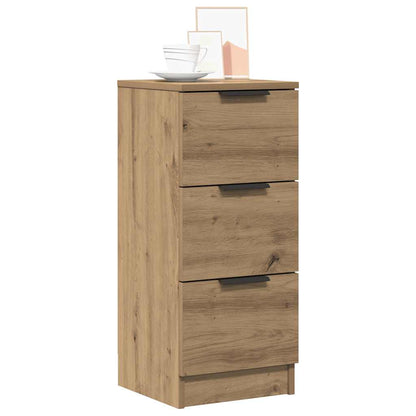 vidaXL Sideboards 2 pcs Artisan Oak 30x30x70 cm Engineered Wood
