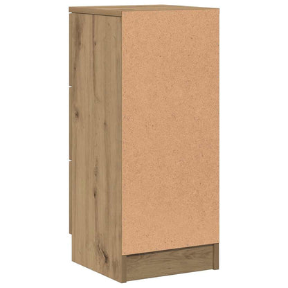 vidaXL Sideboards 2 pcs Artisan Oak 30x30x70 cm Engineered Wood
