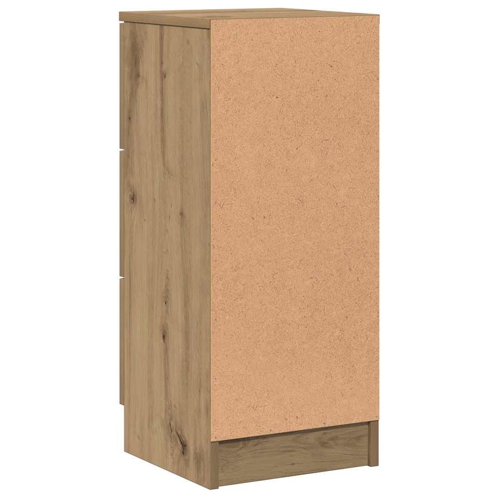 vidaXL Sideboards 2 pcs Artisan Oak 30x30x70 cm Engineered Wood