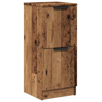 vidaXL Sideboard Old Wood 30x30x70 cm Engineered Wood
