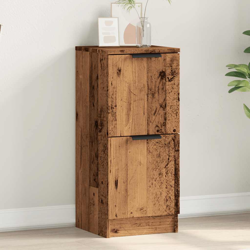 vidaXL Sideboard Old Wood 30x30x70 cm Engineered Wood