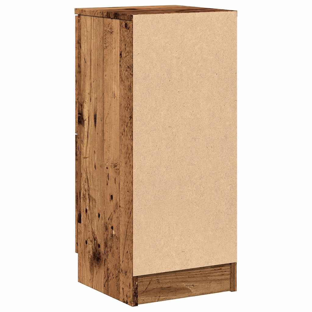 vidaXL Sideboard Old Wood 30x30x70 cm Engineered Wood