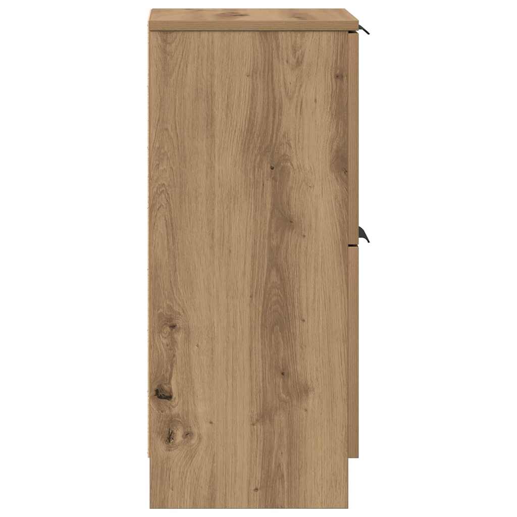 vidaXL Sideboard Artisan Oak 30x30x70 cm Engineered Wood