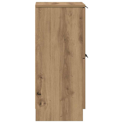 vidaXL Sideboard Artisan Oak 30x30x70 cm Engineered Wood