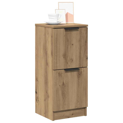 vidaXL Sideboards 2 pcs Artisan Oak 30x30x70 cm Engineered Wood