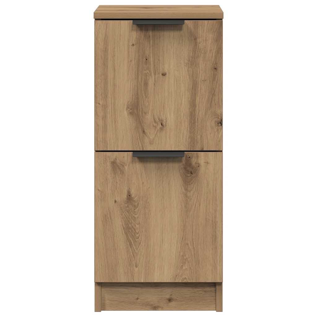 vidaXL Sideboards 2 pcs Artisan Oak 30x30x70 cm Engineered Wood