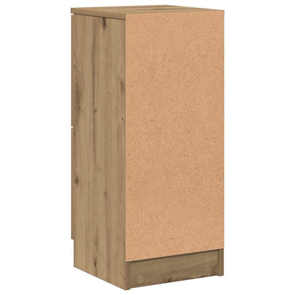 vidaXL Sideboards 2 pcs Artisan Oak 30x30x70 cm Engineered Wood