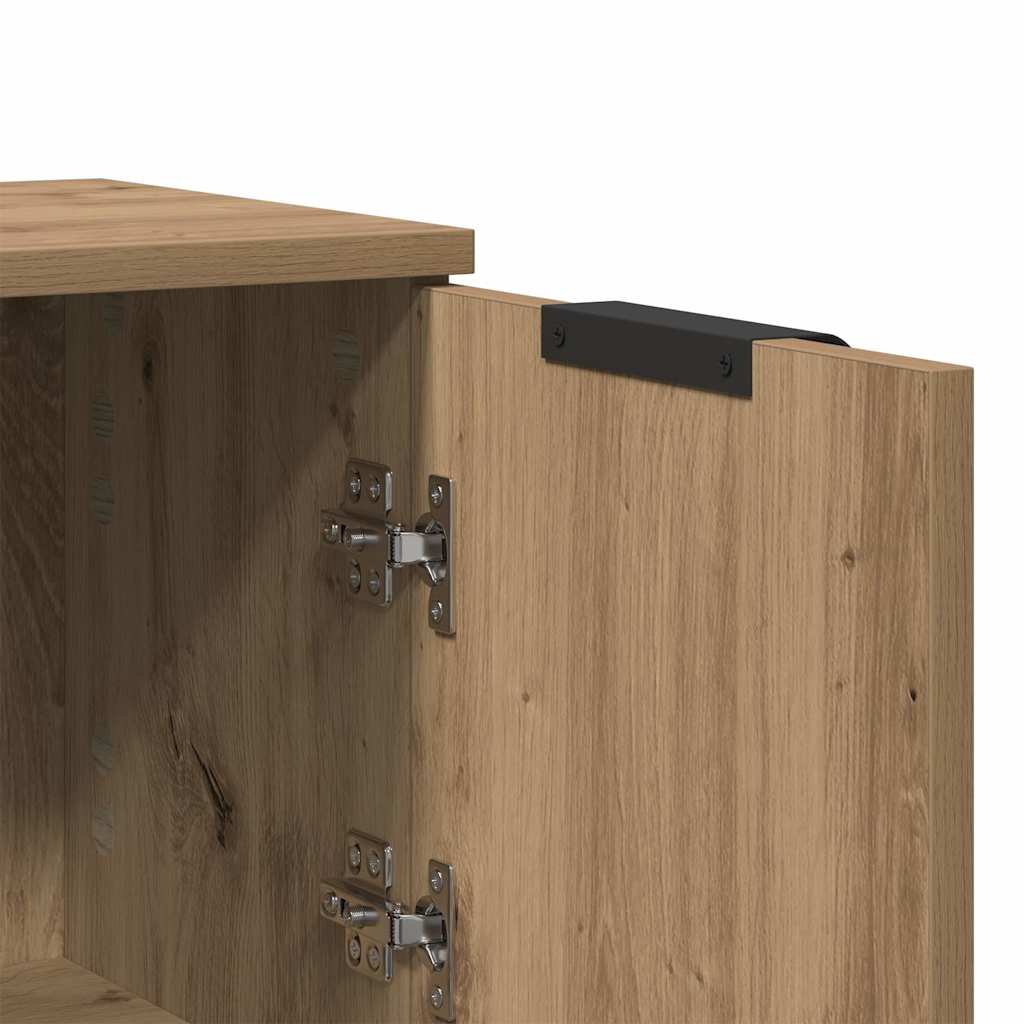 vidaXL Sideboards 2 pcs Artisan Oak 30x30x70 cm Engineered Wood