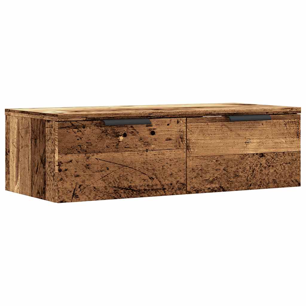 vidaXL Wall Cabinet Old Wood 68x30x20 cm Engineered Wood