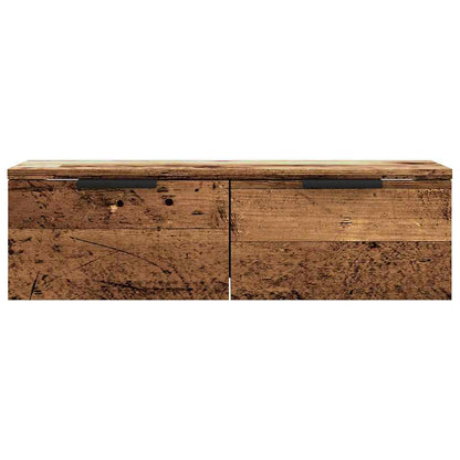 vidaXL Wall Cabinet Old Wood 68x30x20 cm Engineered Wood