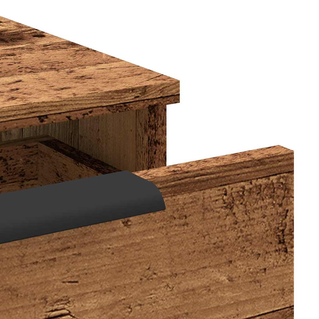 vidaXL Wall Cabinet Old Wood 68x30x20 cm Engineered Wood