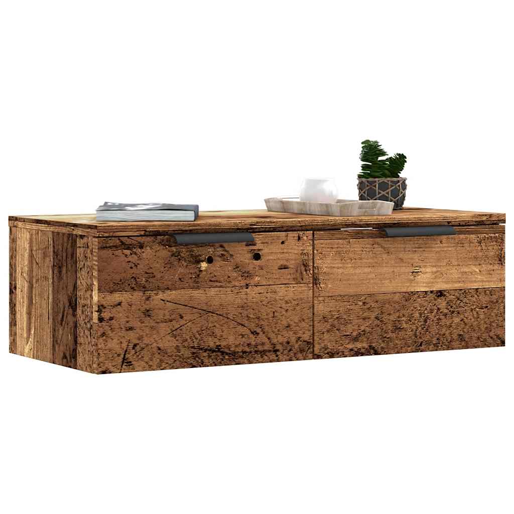 vidaXL Wall Cabinet Old Wood 68x30x20 cm Engineered Wood
