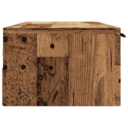 vidaXL Wall Cabinet Old Wood 102x30x20 cm Engineered Wood
