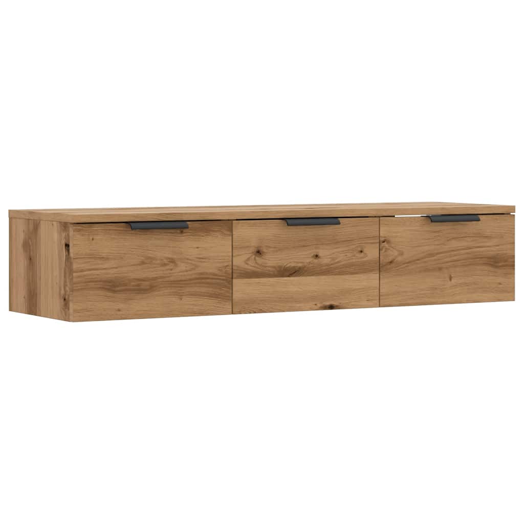 vidaXL Wall Cabinet Artisan Oak 102x30x20 cm Engineered Wood