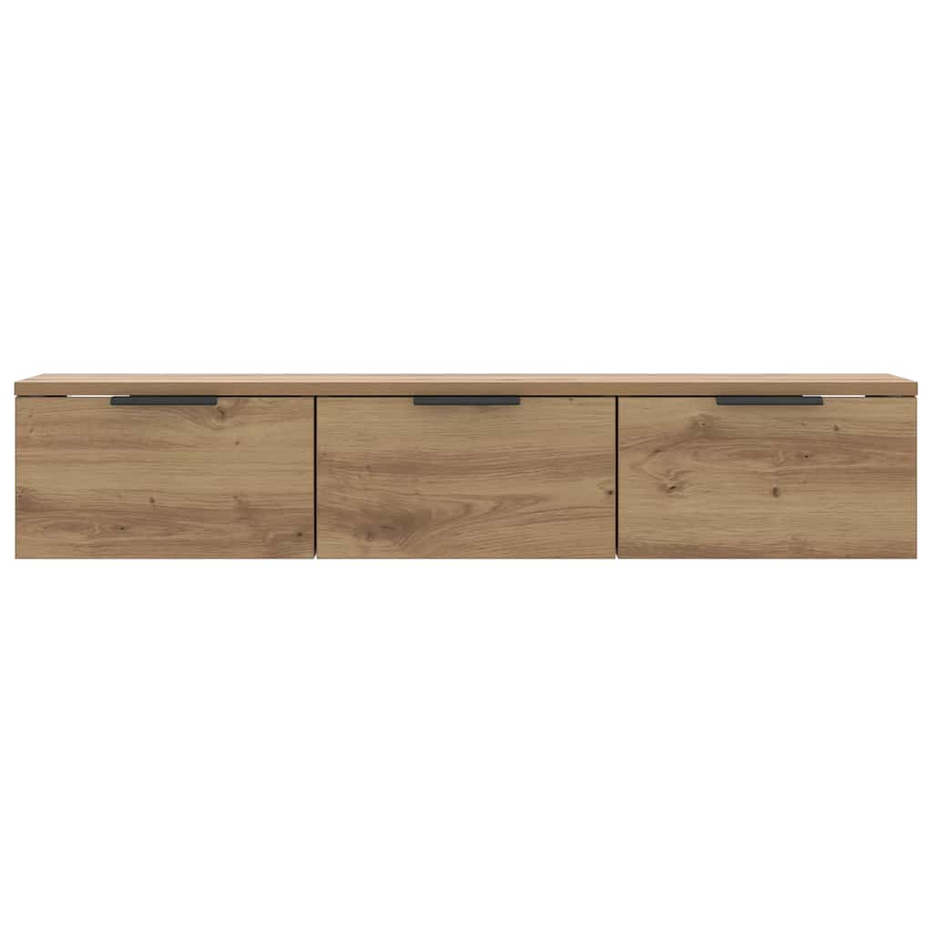 vidaXL Wall Cabinet Artisan Oak 102x30x20 cm Engineered Wood