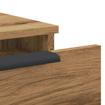 vidaXL Wall Cabinet Artisan Oak 102x30x20 cm Engineered Wood