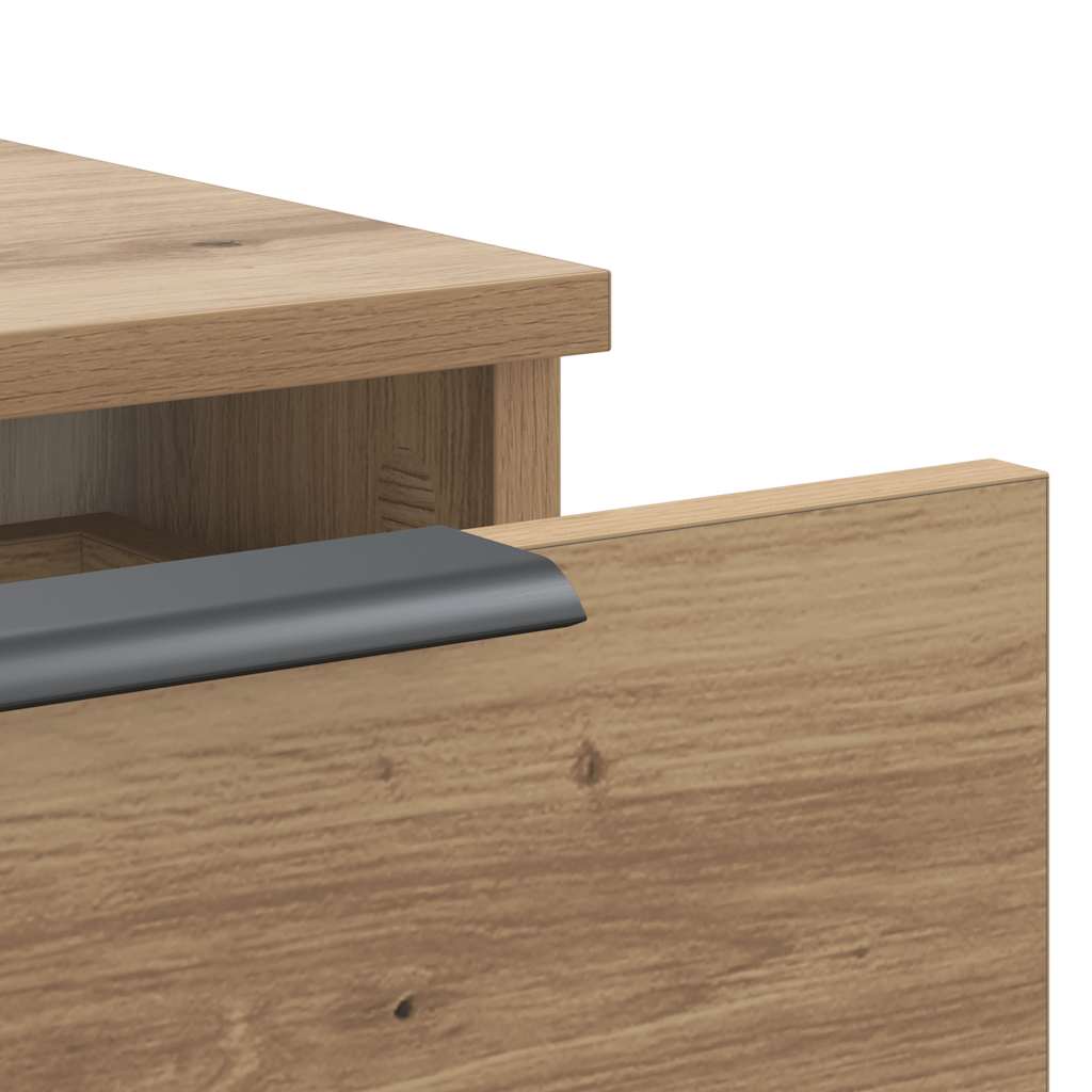 vidaXL Wall Cabinet Artisan Oak 102x30x20 cm Engineered Wood