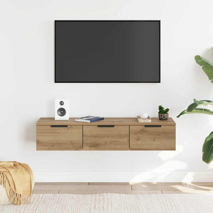 vidaXL Wall Cabinet Artisan Oak 102x30x20 cm Engineered Wood